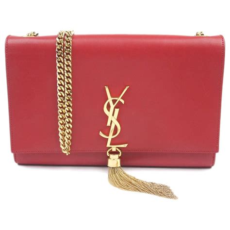 ysl bag with red inside|saint laurent crossbody shoulder bags.